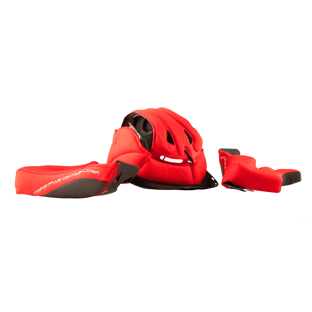 LINER & CHEEK PADS 2019 CHALLENGER Helmet XS red
